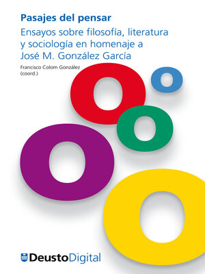 cover image of Pasajes del pensar
